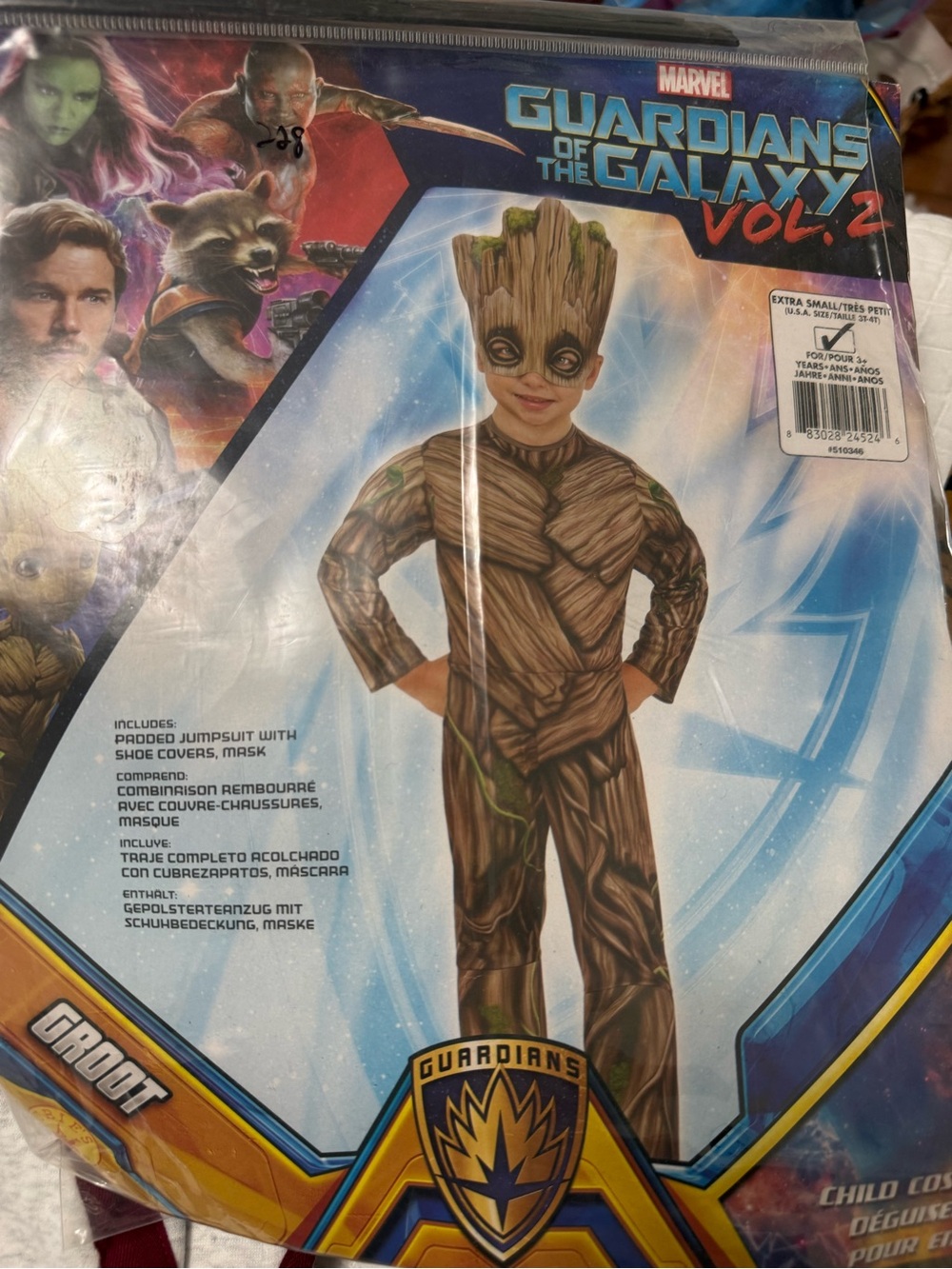Marvel Groot Kids Costume - Brown & Green
